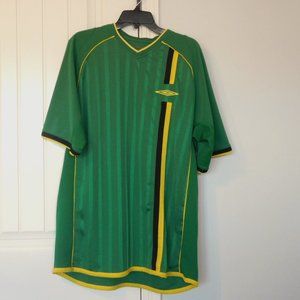 COPY - UMBRO Soccer / Football Jersey, Mens, XL, Green, Yellow/Black, vintage, …